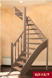 Типовая лестницы ЦЛ-12-7